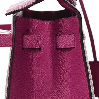 Hermes Epsom Kelly Sellier 25 Rose Pourpre 32 of 36