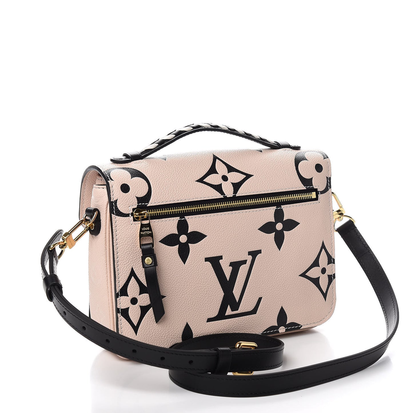 Empreinte Monogram Giant Crafty Pochette Metis Creme Black