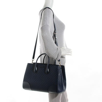 Gucci Hilary Lux Bright Diamante Medium Top Handle Bag Classic Marine 2 of 7