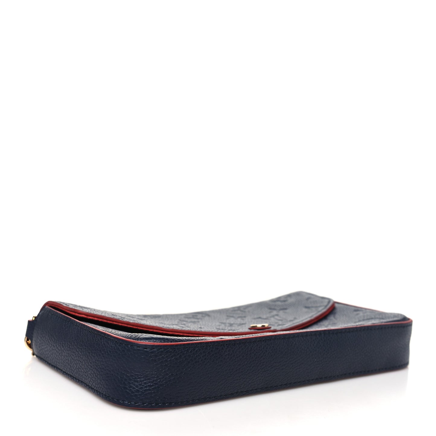 Empreinte Pochette Felicie Chain Wallet Marine Rouge