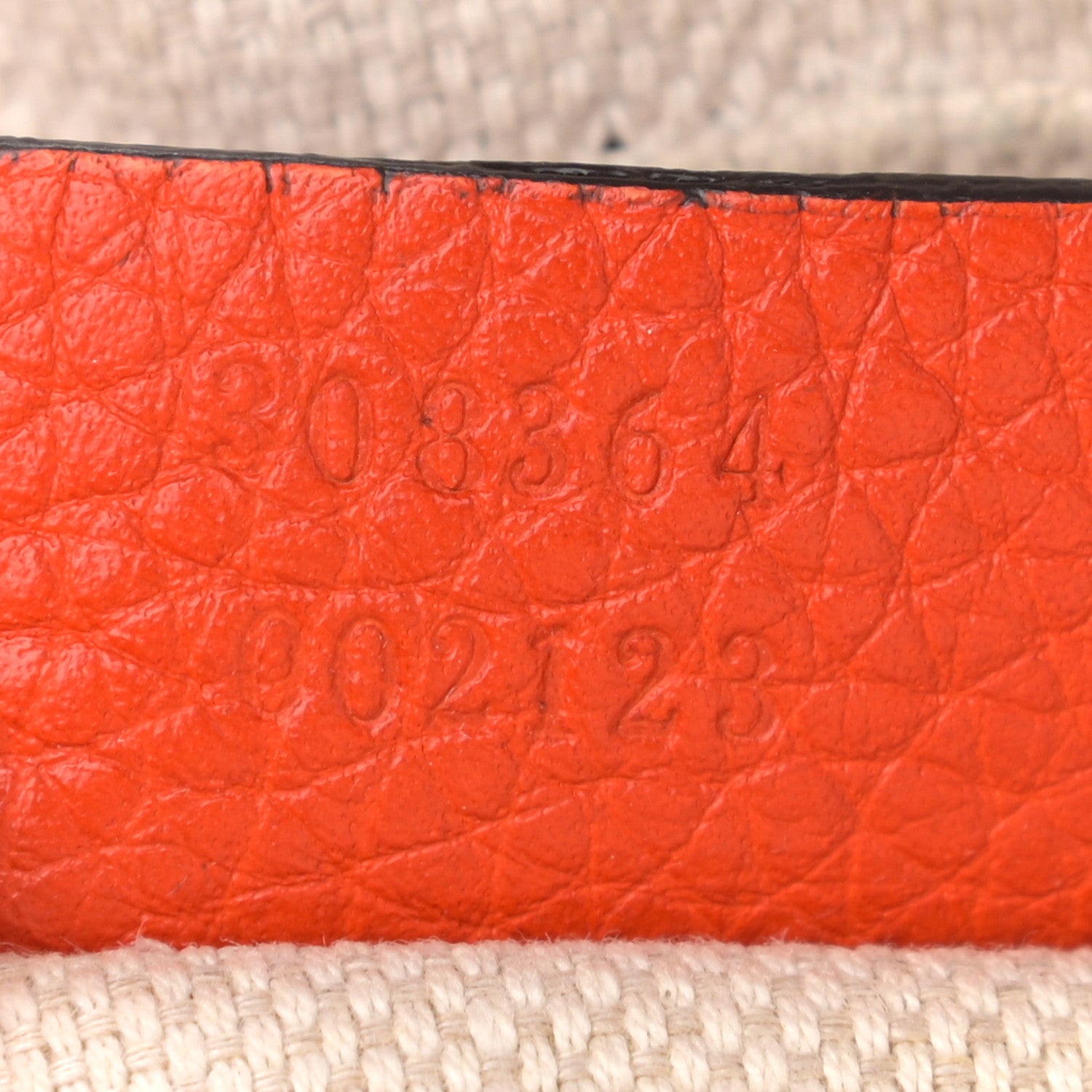 Gucci Pebbled Calfskin Small Soho Disco Bag Sun Orange 6 of 13