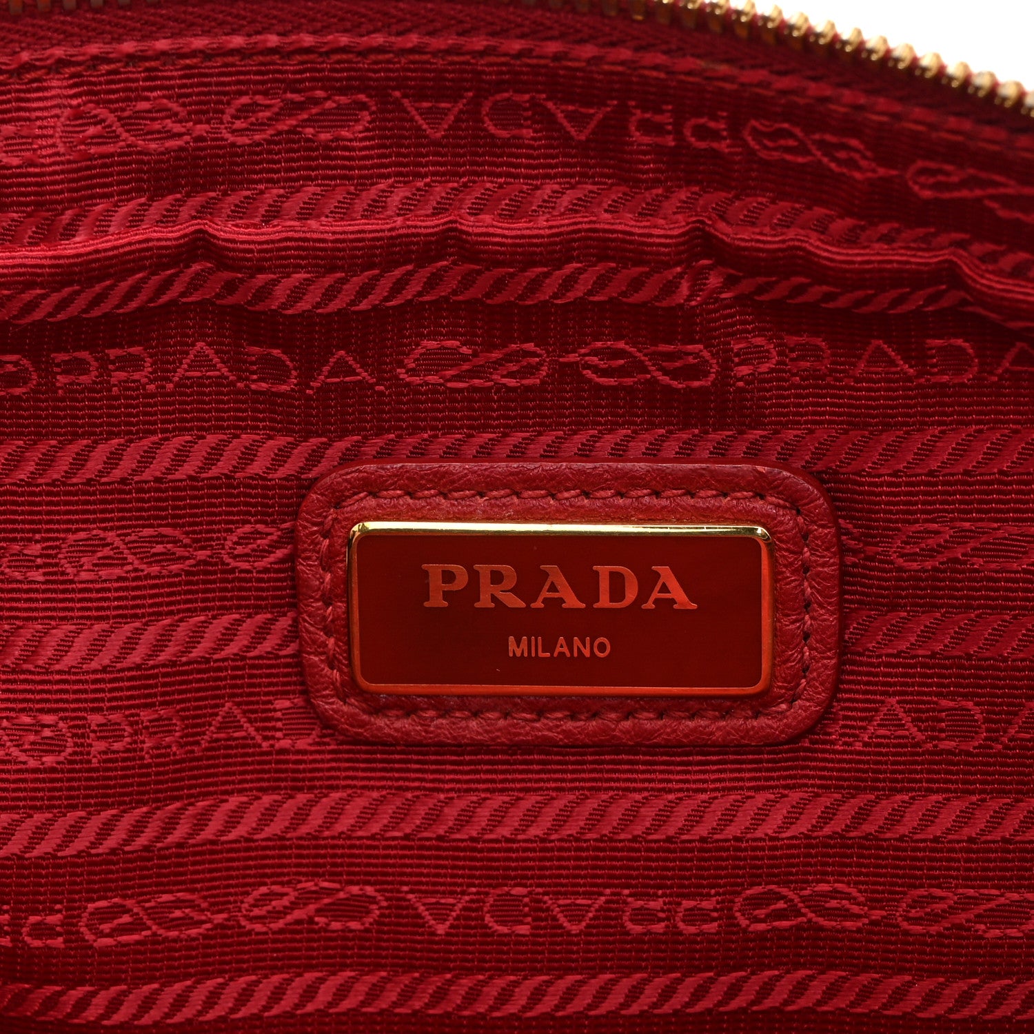 Prada Vitello Phenix Camera Bag Rosso 6 of 10