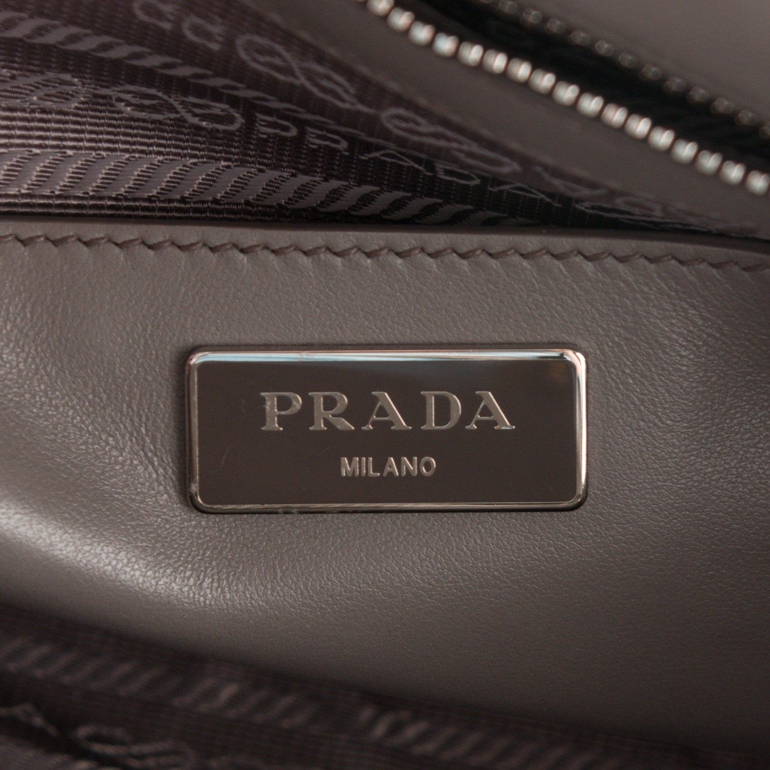 Prada Soft Calf Tote Argilla 7 of 9