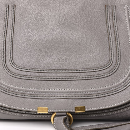 Chloe Calfskin Medium Marcie Satchel Cashmere Grey 12 of 13