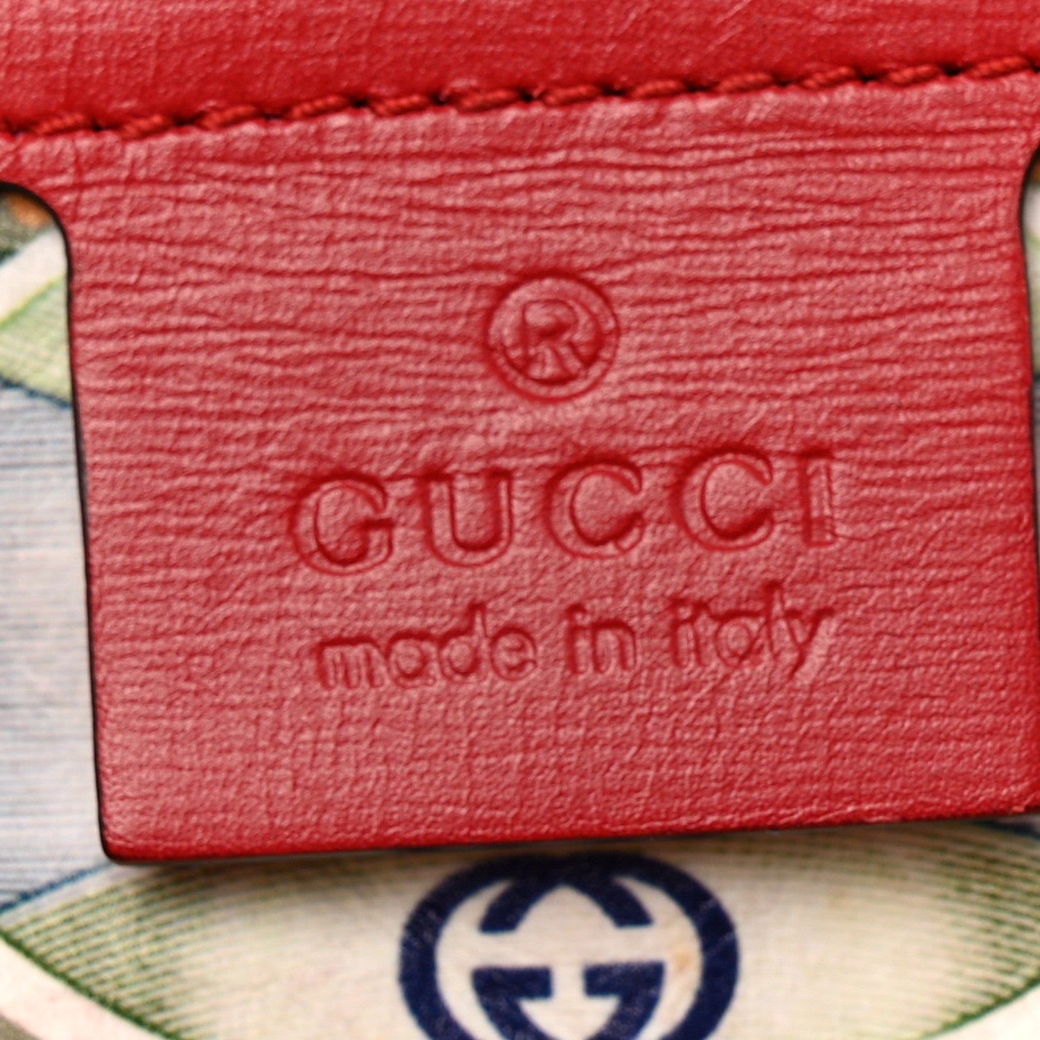 Gucci Vitello Palmellato Lux Crystal Medium Rajah Shoulder Bag Hibiscus Red Multicolor 6 of 14