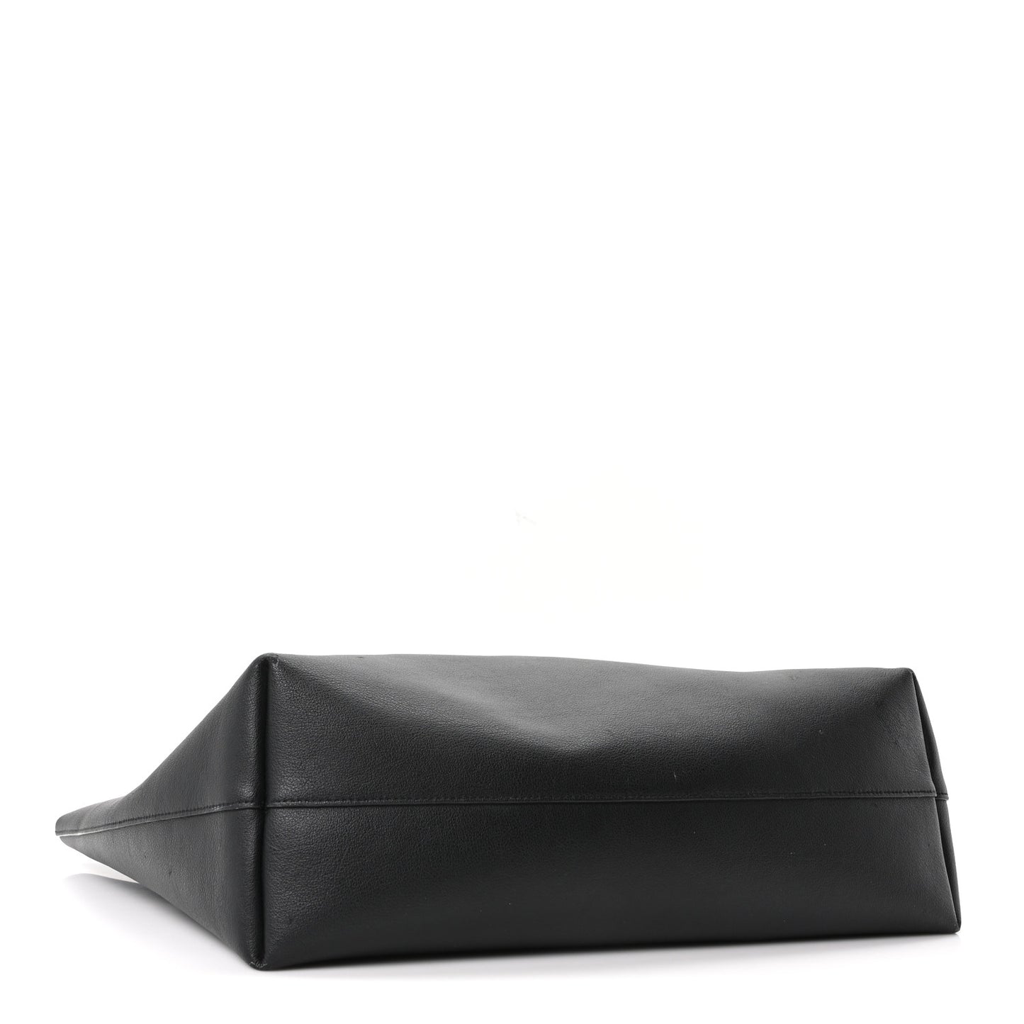 Calfskin Large Shopping Tote Black