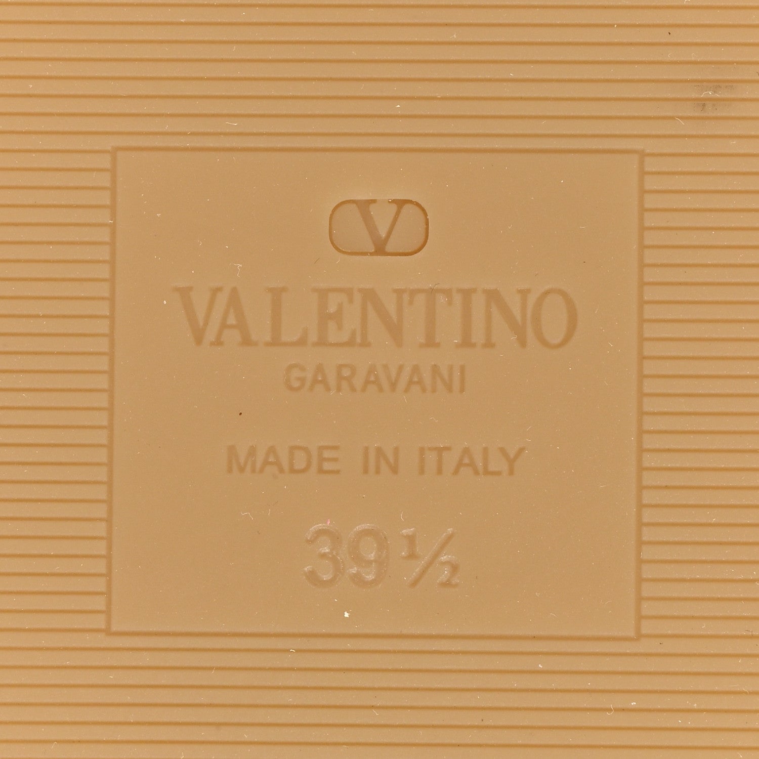 Valentino Garavani Raffia Toile Iconographe Vlogo Double Strap Slide Sandals 39.5 Natural Ivory 6 of 8