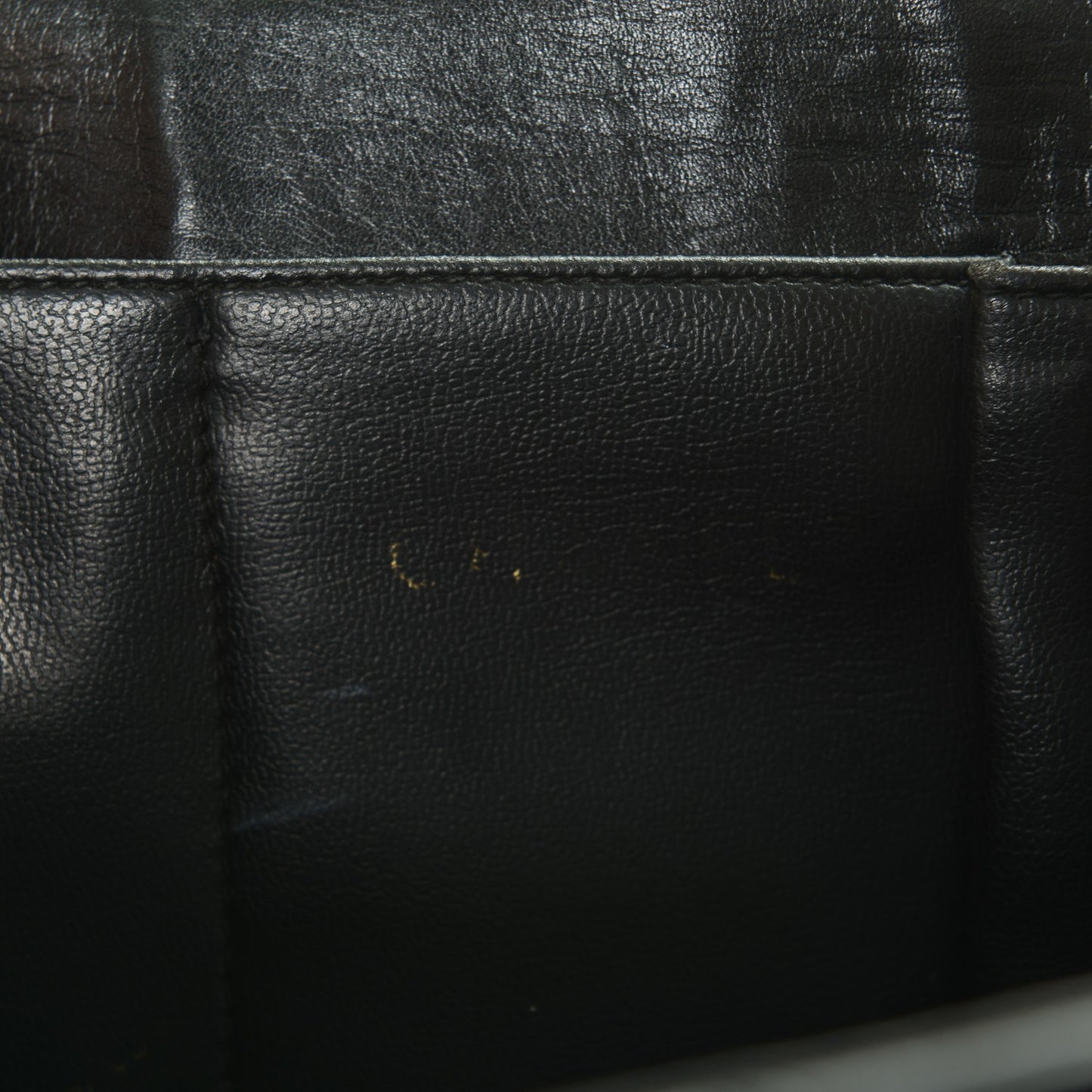 Lambskin Quilted Briefcase Bag Black