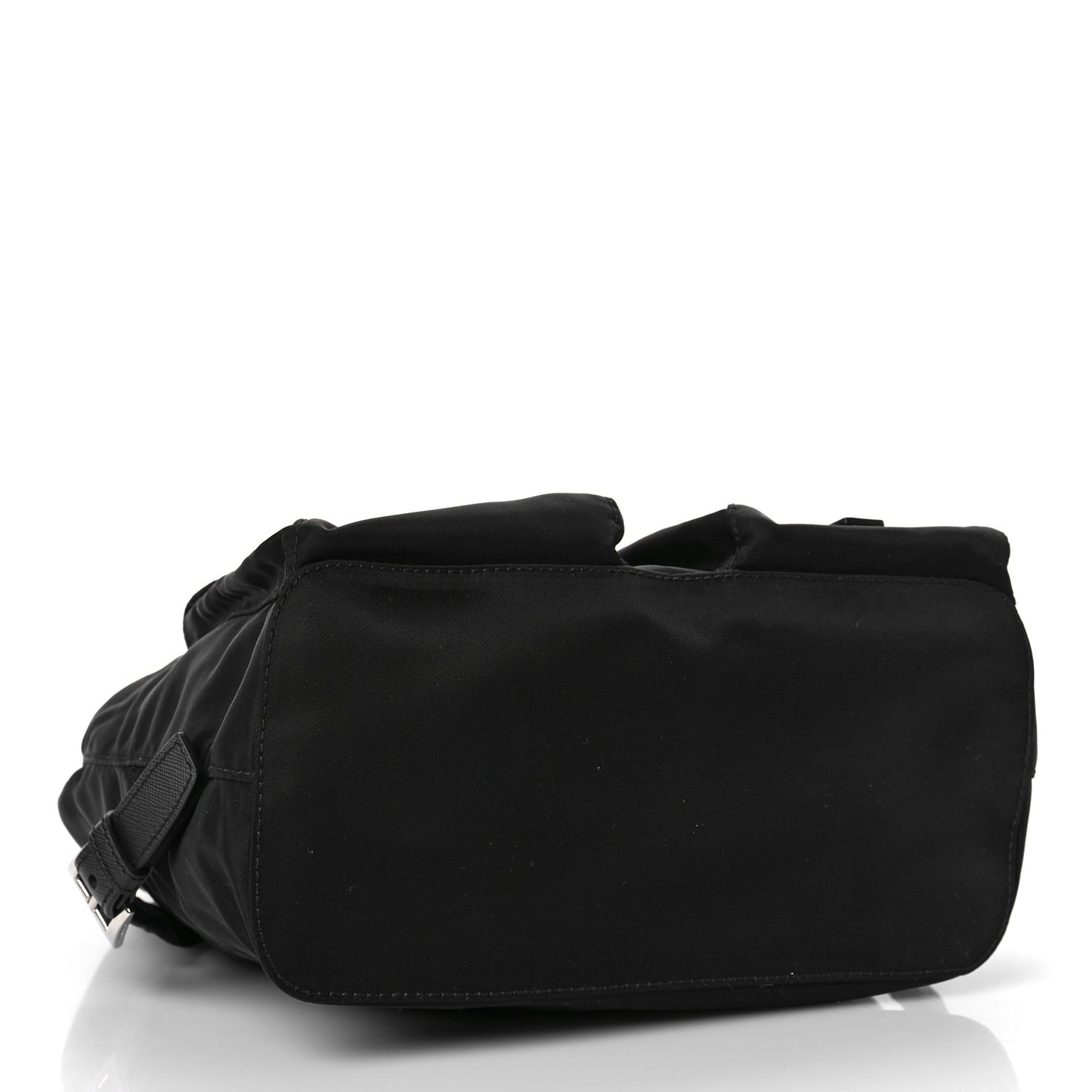 Tessuto Nylon Saffiano Small Backpack Black