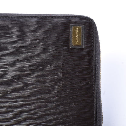 Dolce & Gabbana Calfskin Large Vertical Zip Around Wallet Brown 7 of 12