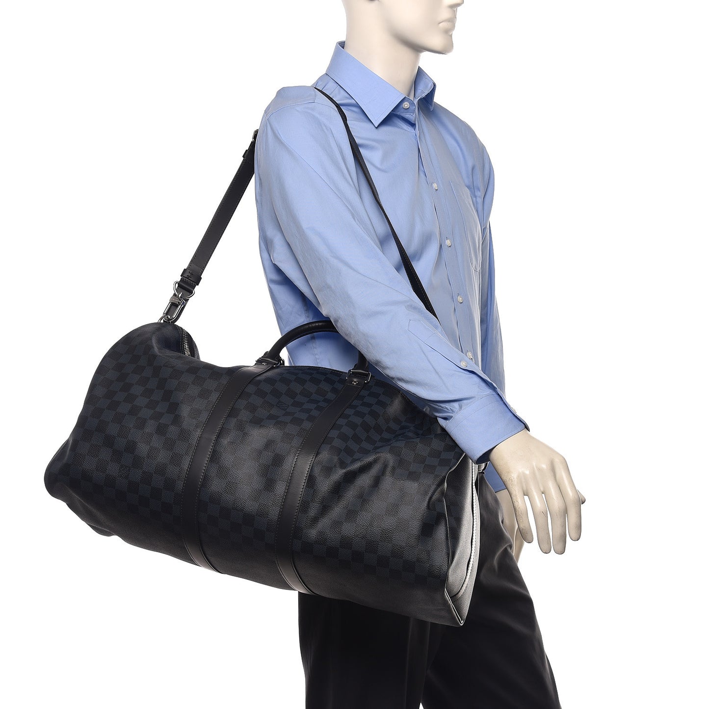 Damier Cobalt Keepall Bandouliere 55