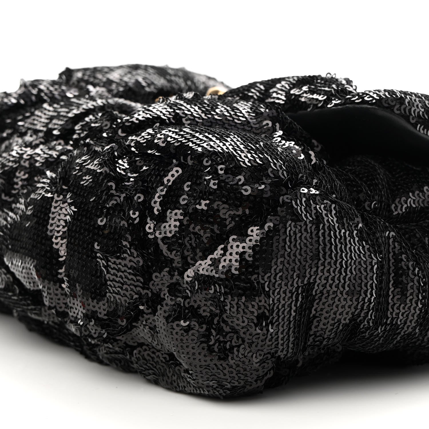 Chanel Sequin Quilted Medium Chanel 19 Flap Black 9 of 9
