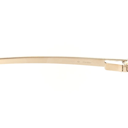 Cartier Santos de Cartier 135 Sunglasses Gold 5 of 7