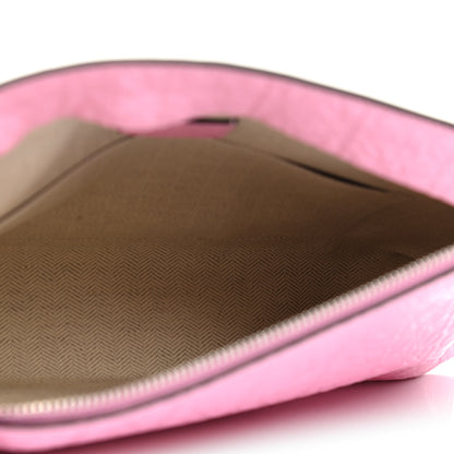 Loewe Calfskin Embossed Repeat T Pouch Pink 5 of 8