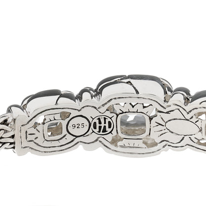 John Hardy Sterling Silver White Topaz Batu Kali Bracelet 3 of 4