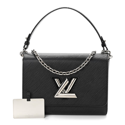 Louis Vuitton Epi Twist Shoulder Bag MM Black 1 of 10