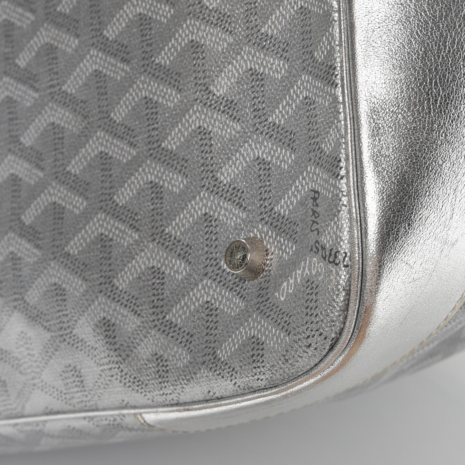 Goyard Goyardine Beluga MM Silver 21 of 27