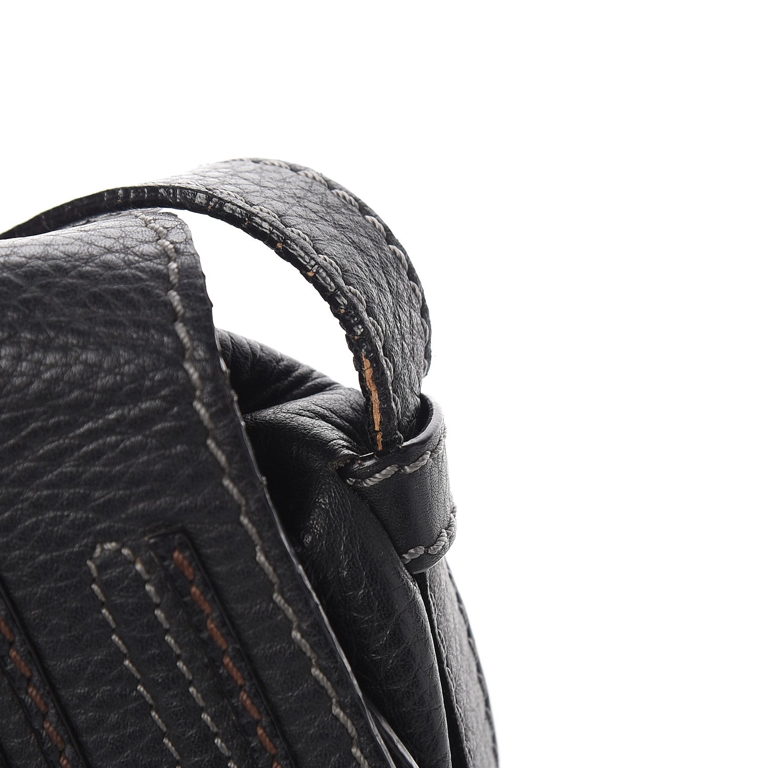 Chloe Calfskin Mini Marcie Round Crossbody Bag Black 6 of 11