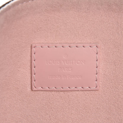 Louis Vuitton Damier Ebene Caissa Hobo Rose Ballerine 6 of 13