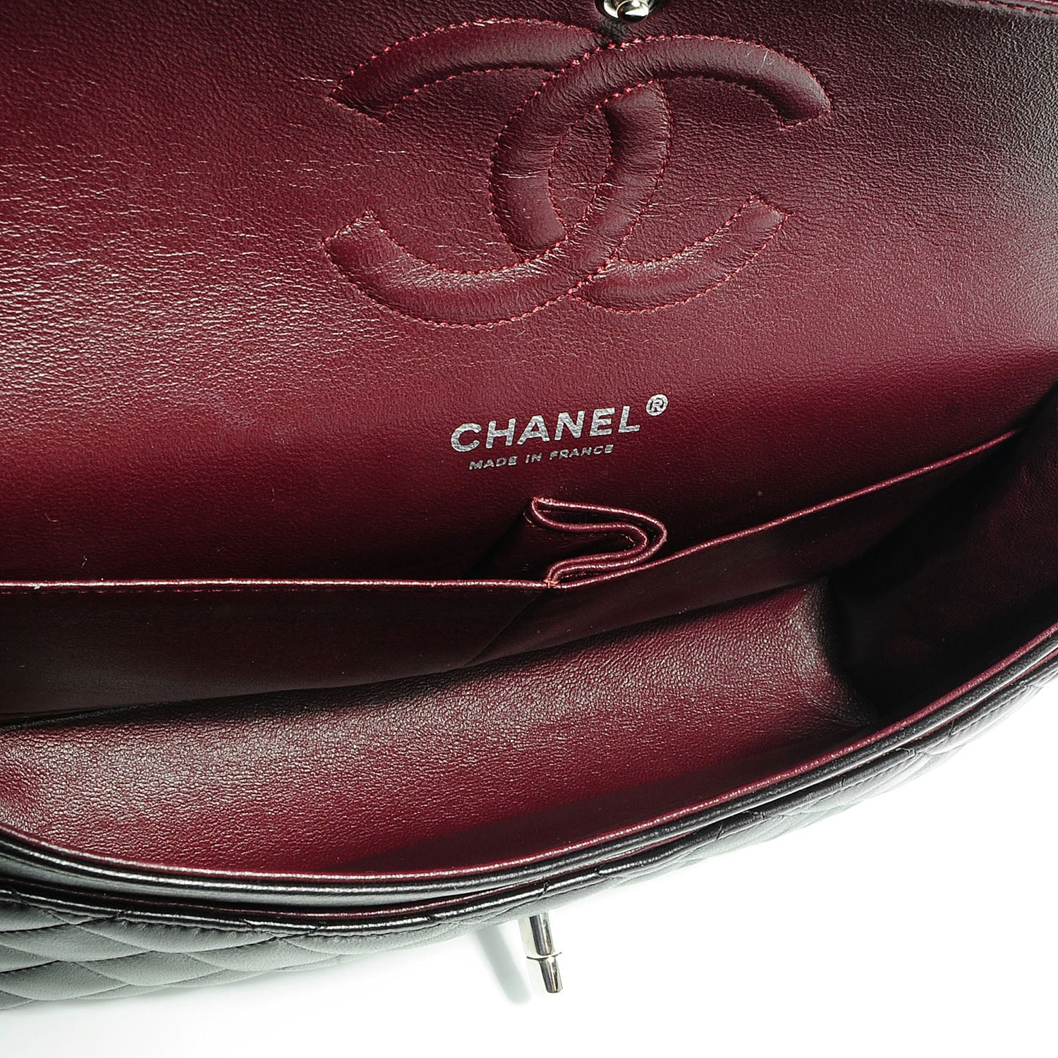 Chanel Lambskin Medium Double Flap Black 7 of 8
