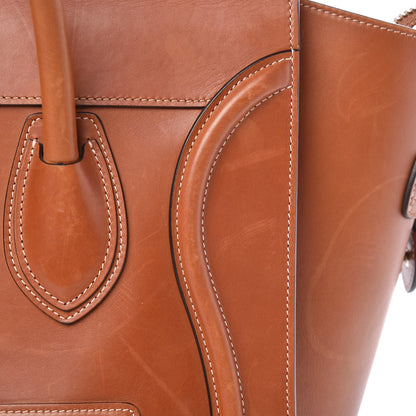 Celine Natural Calfskin Mini Luggage Tan 7 of 15