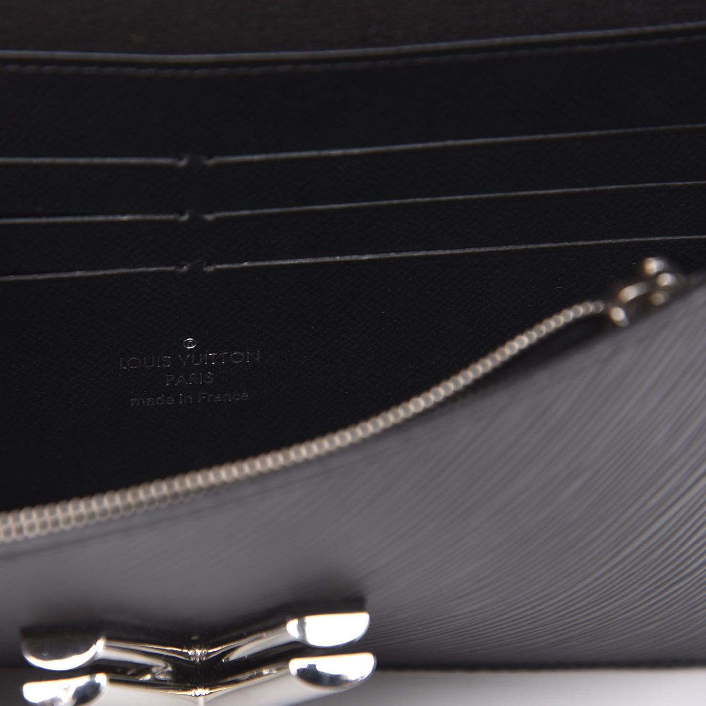 Epi Twist Belt Chain Wallet Black