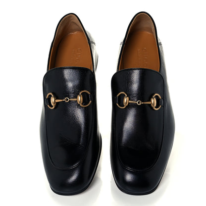 Gucci Goatskin Mens Horsebit Loafers 8.5 Black 5 of 10