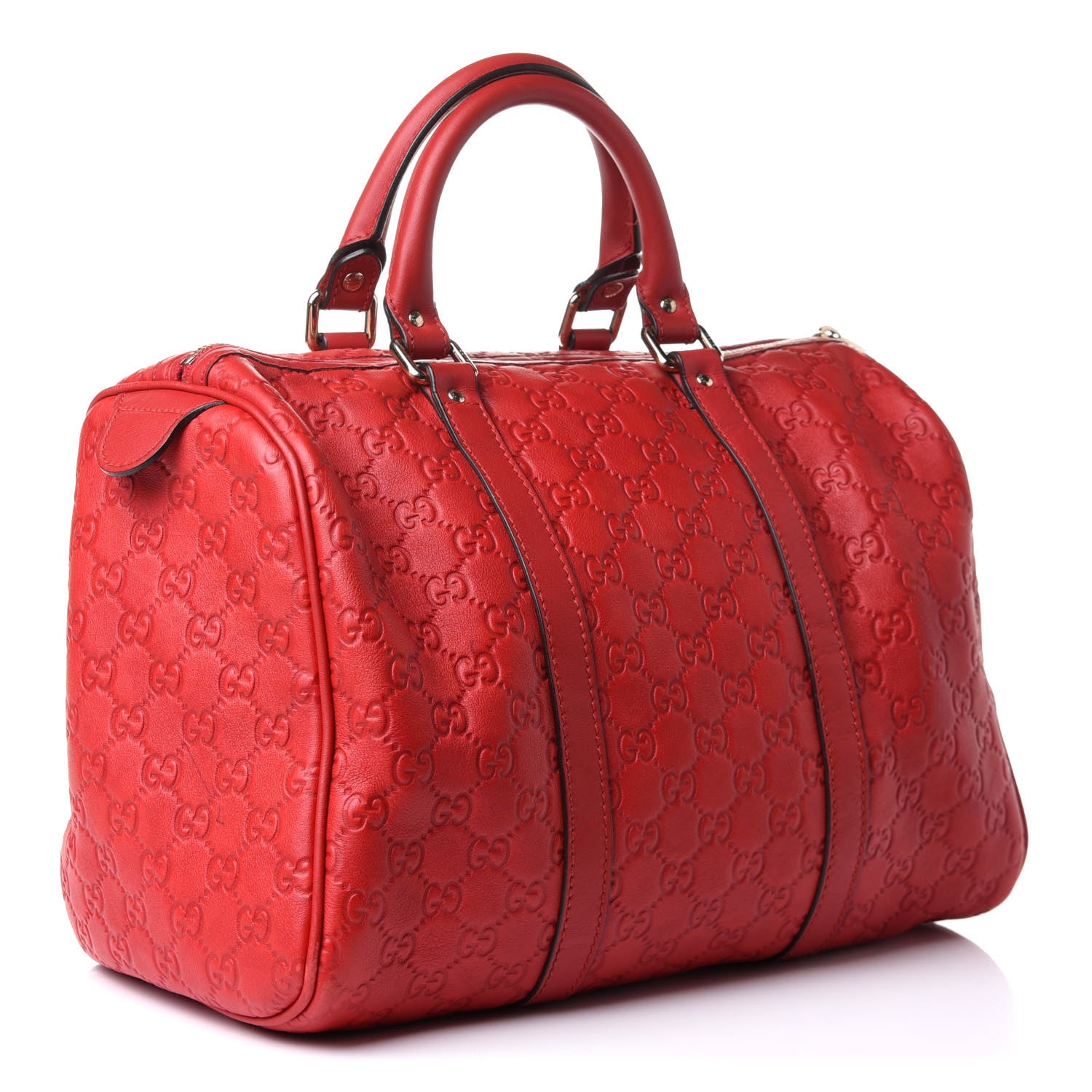 Gucci Guccissima Vitello Tender Medium Joy Boston Sporting Red 3 of 15