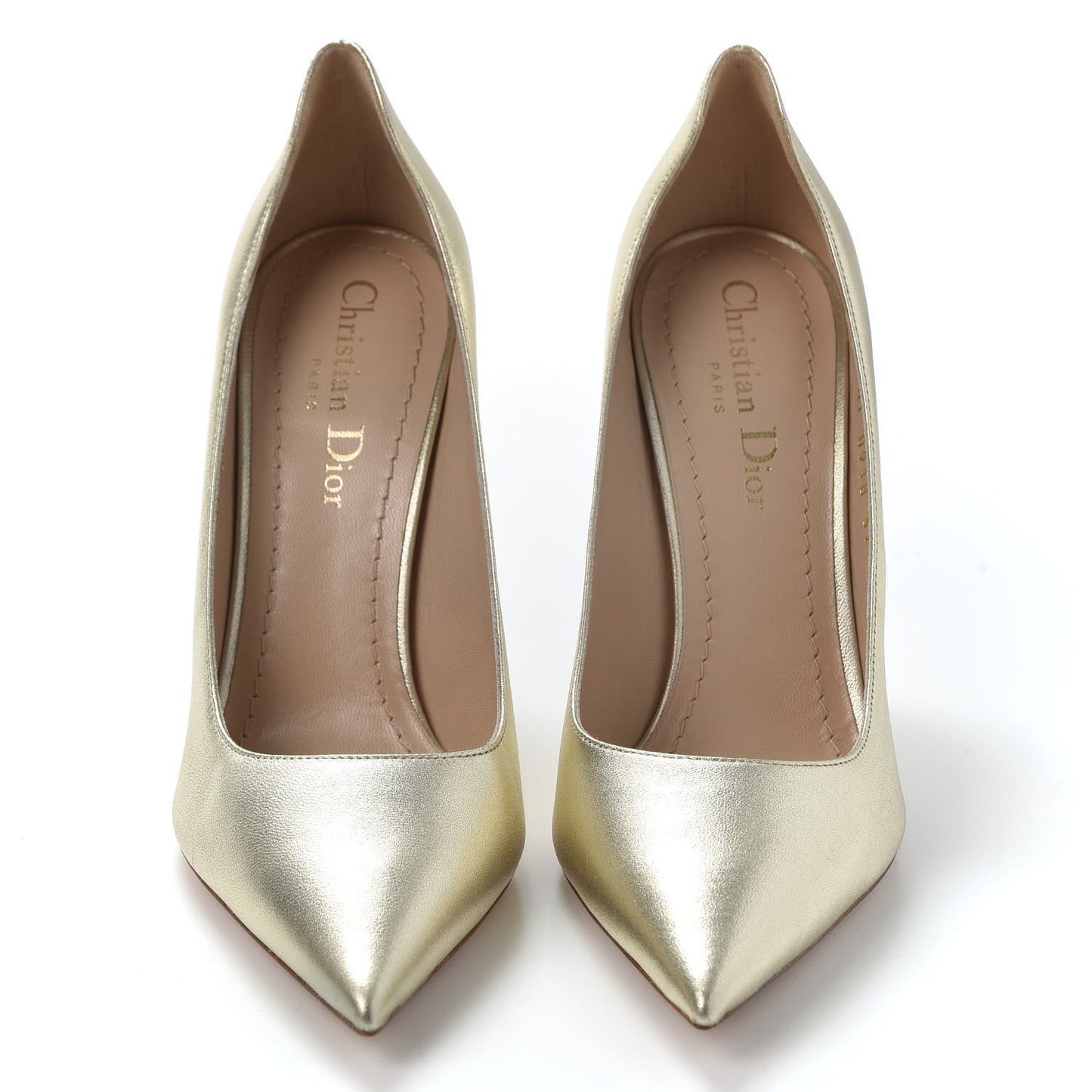 Lambskin Pumps 37 Gold