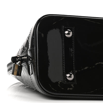 Louis Vuitton Vernis Alma PM Black 7 of 9