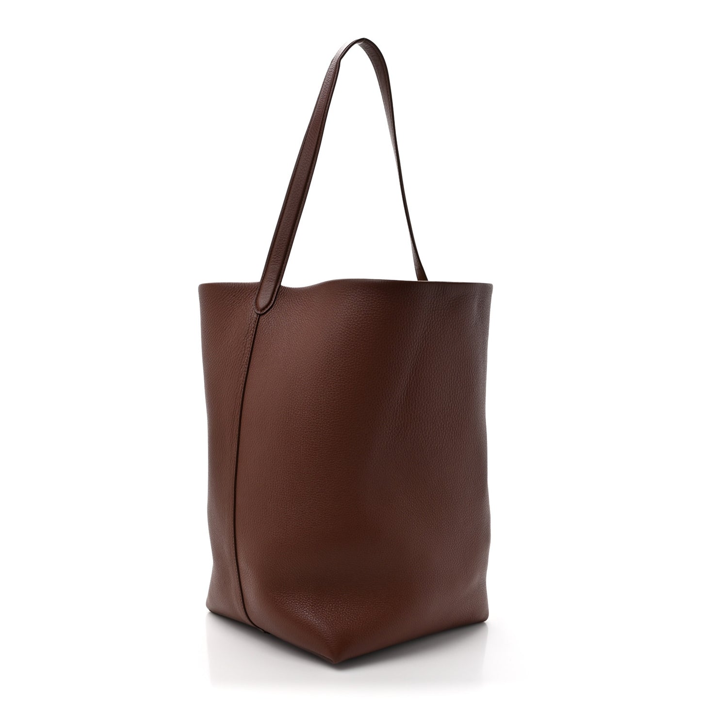 Calfskin Large N/S Park Tote Burnt Wood