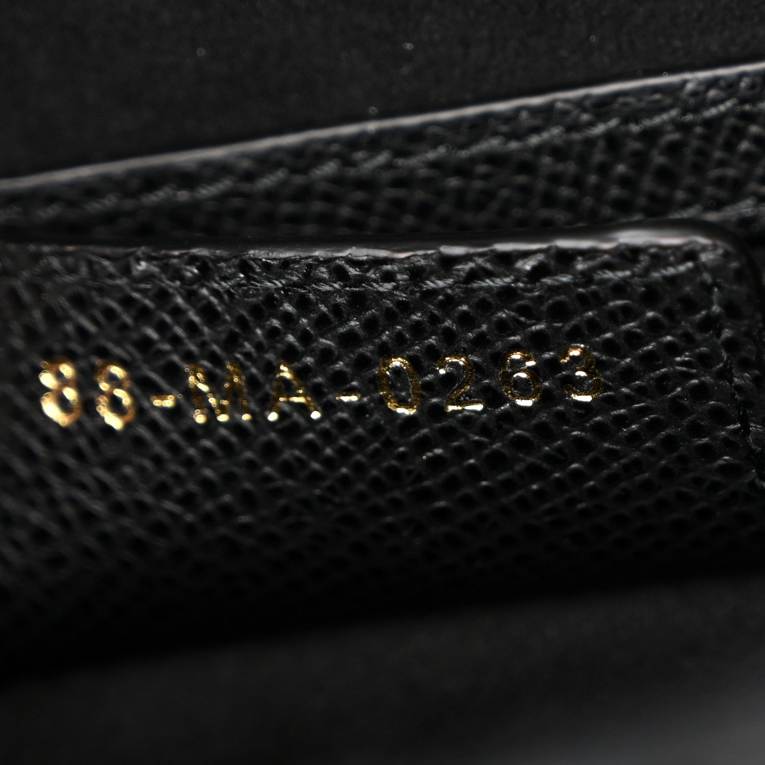 Christian Dior Grained Calfskin Saddle Bag With Strap Black 7 of 10