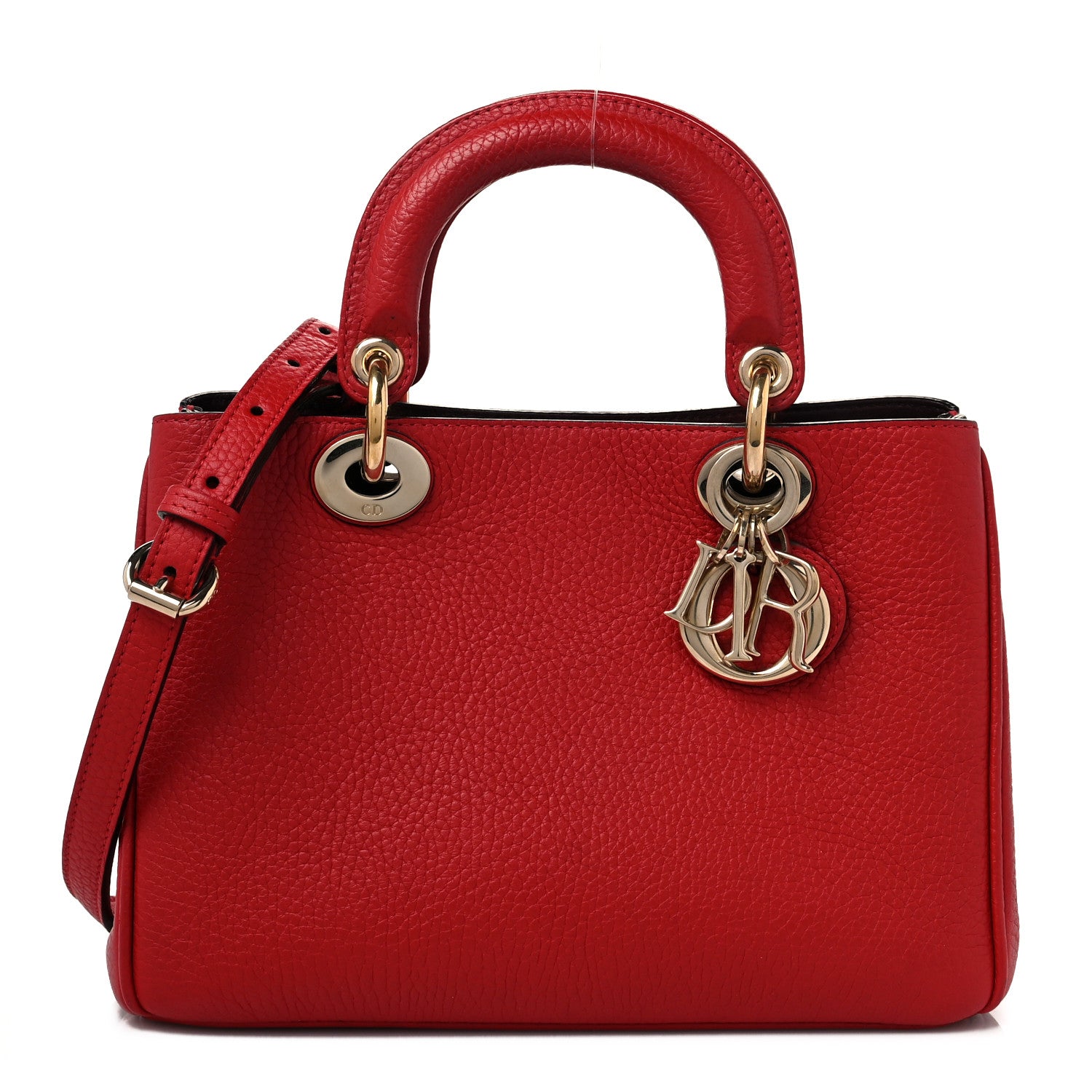 Christian Dior Calfskin Mini Diorissimo Tote 1 of 9