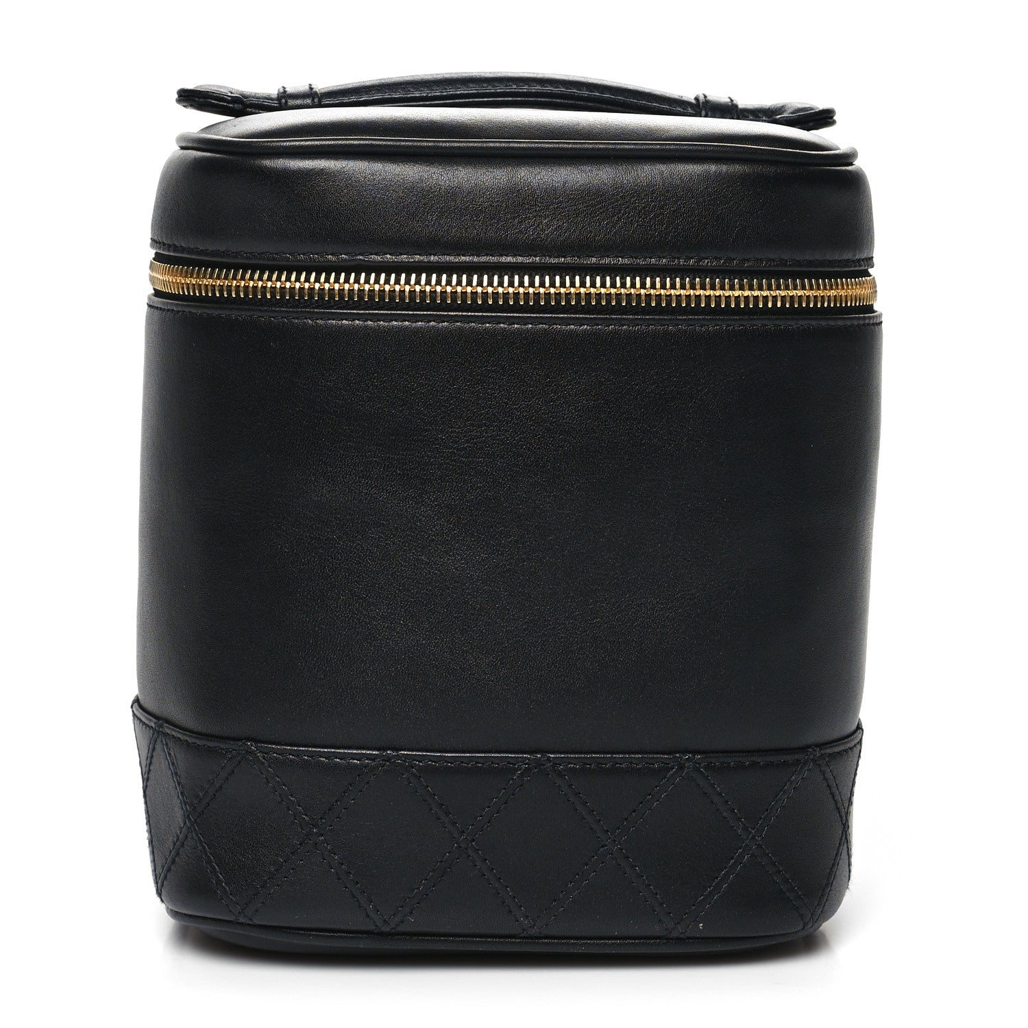 Chanel Lambskin Vanity Cosmetic Case Black 1 of 14