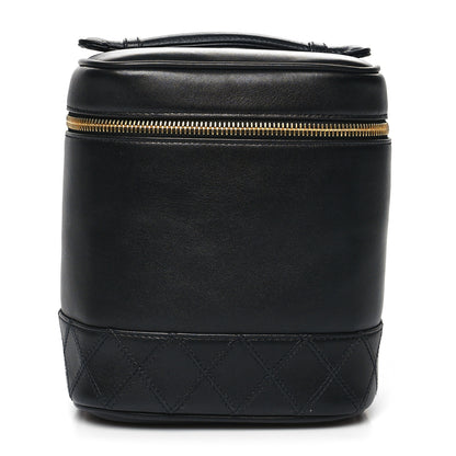 Chanel Lambskin Vanity Cosmetic Case Black 1 of 14
