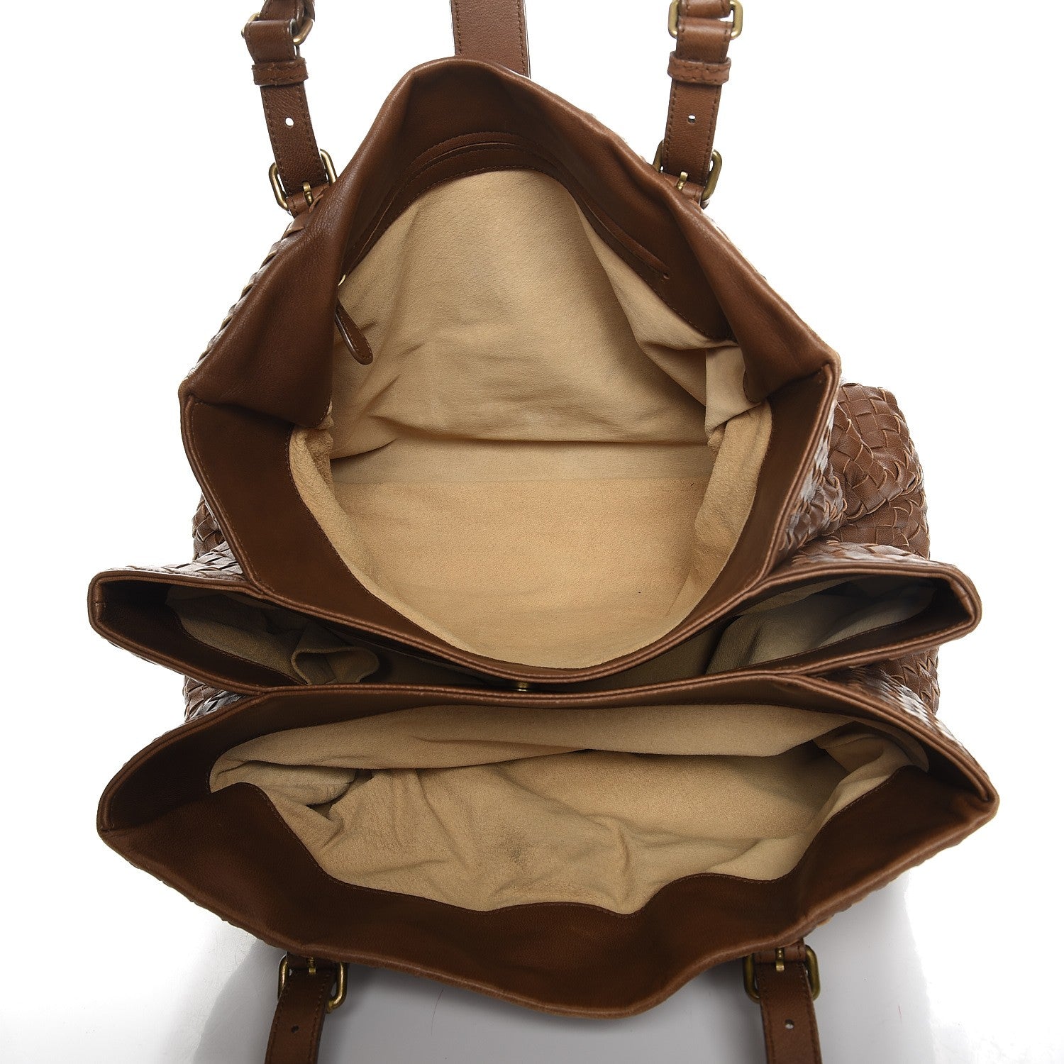 Bottega Veneta Nappa Intrecciato Medium Roma Tote Noce 5 of 14