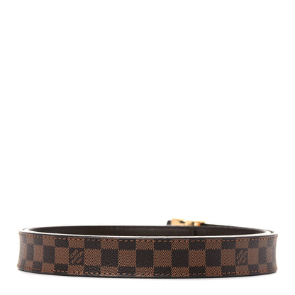 Louis Vuitton Mini Damier Ebene 25mm LV Initiales Belt 85 34 2 of 7
