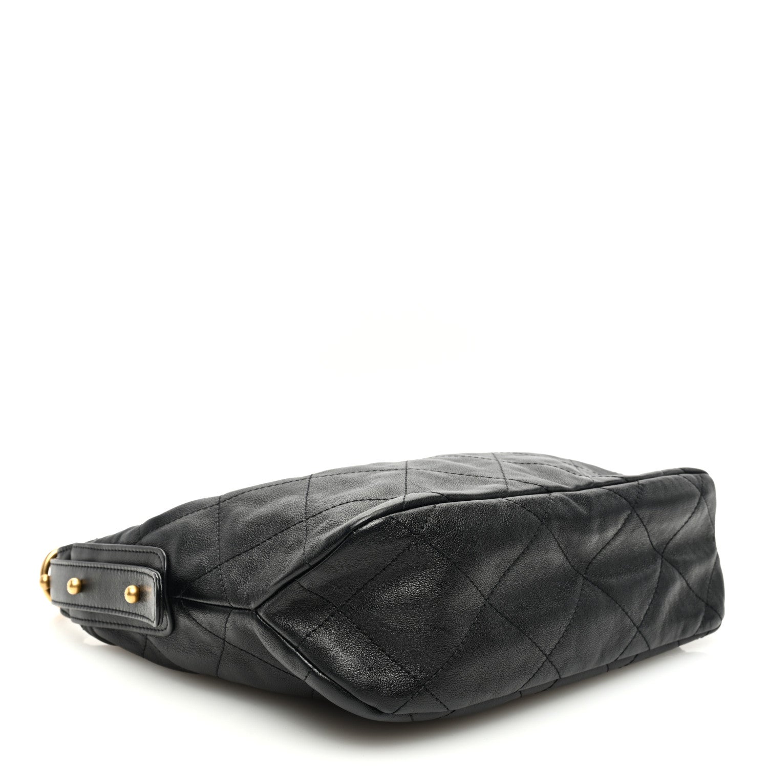 Chanel Calfskin Quilted Daily Hobo Black 4 of 10