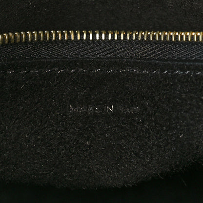 Celine Soft Grained Calfskin Small Sangle Bucket Bag Black 7 of 9