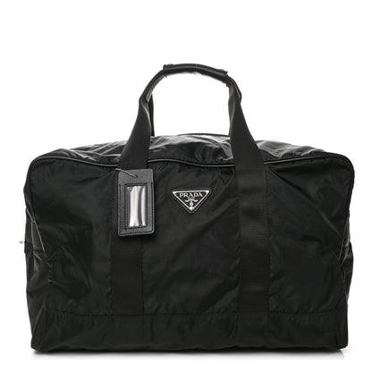Prada Tessuto Nylon Saffiano Viaggio Carry On Travel Bag Black 1 of 13