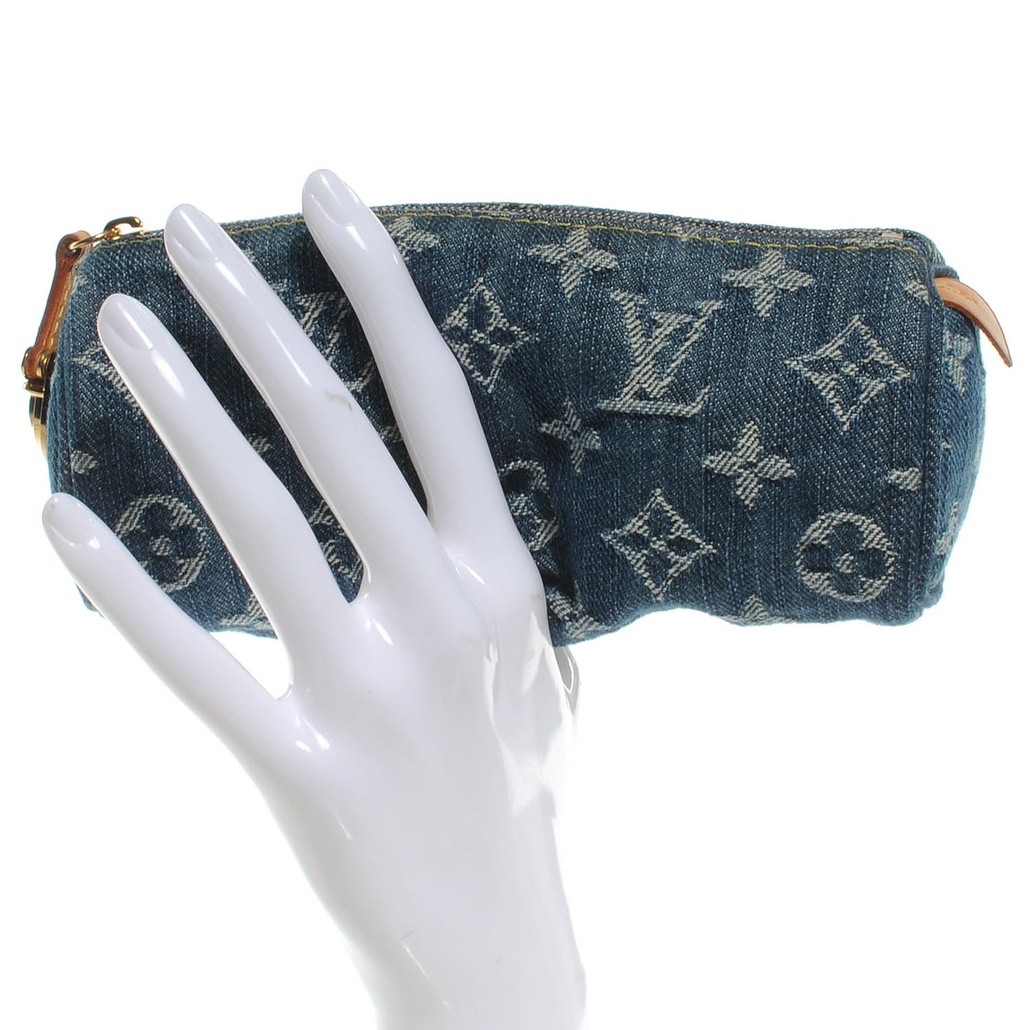 Denim Speedy GM Pochette Case