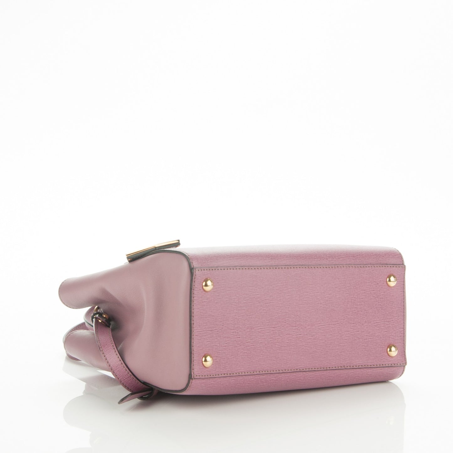 Vitello Elite Flamingo Petite 2Jours Tote Lilla Glicine