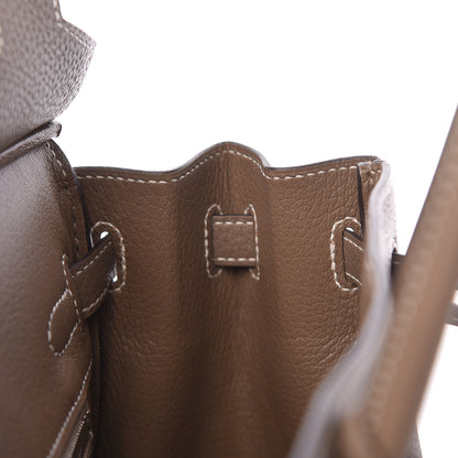 Hermes Togo Birkin 25 Etoupe 17 of 35