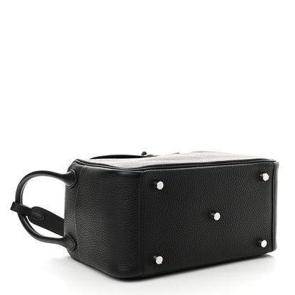 Hermes Taurillon Clemence Lindy 26 Black 4 of 12