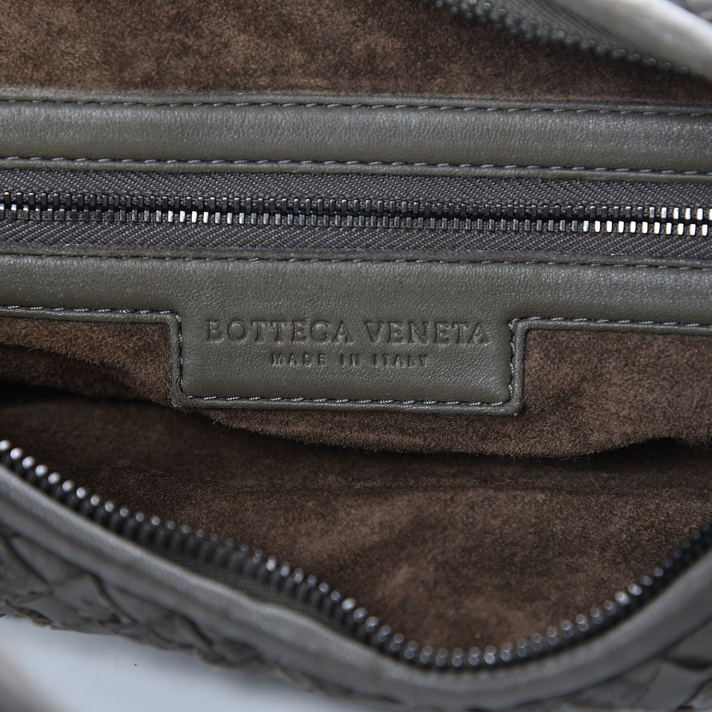 Nappa Velours Intrecciato Large Veneta Hobo Matita