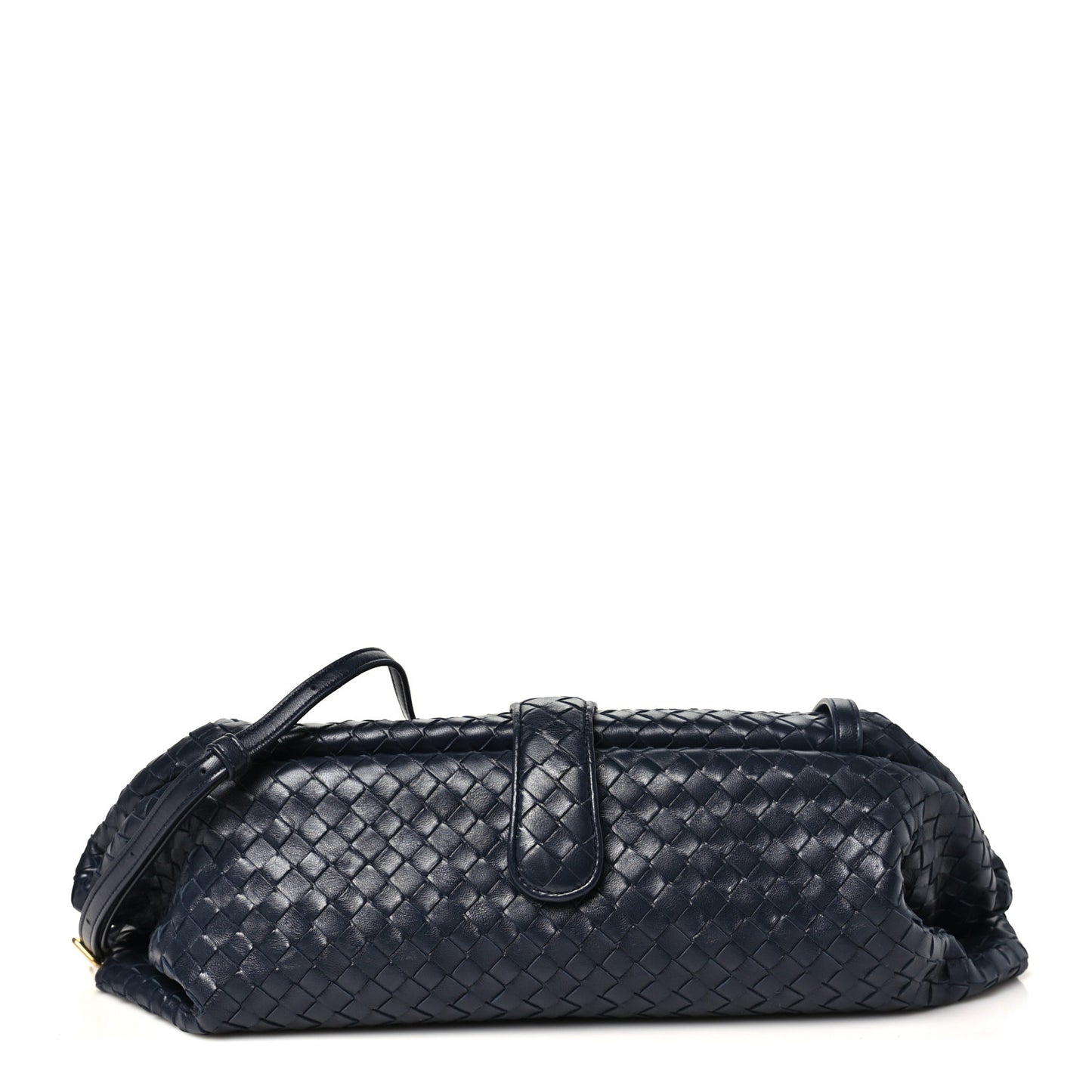 Nappa Intrecciato Maxi The Lauren 1980 Clutch Midnight