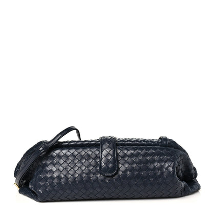 Bottega Veneta Nappa Intrecciato Maxi The Lauren 1980 Clutch Midnight 1 of 11
