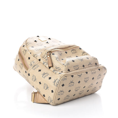 MCM Visetos Studded Small Stark Backpack Beige 4 of 11