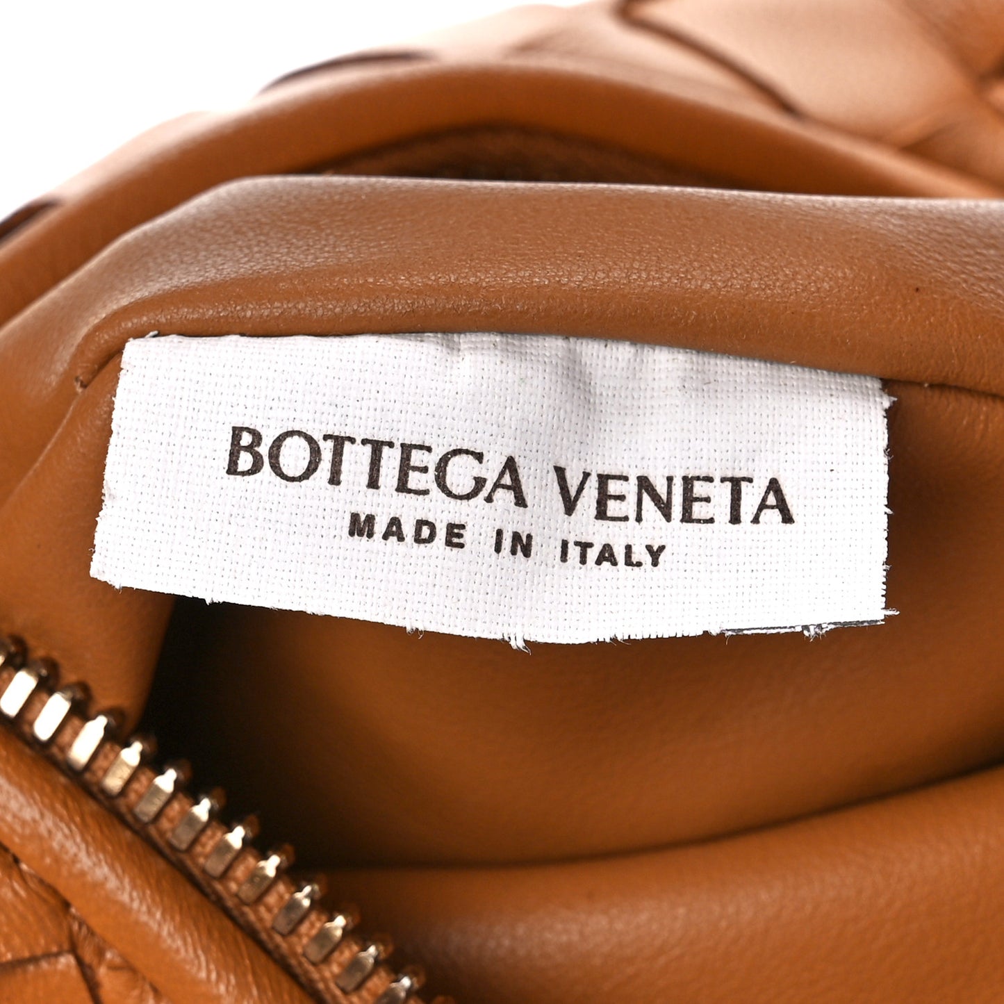 Nappa Intrecciato Mini Jodie Caramel