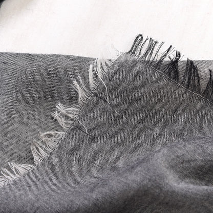 Burberry Wool Silk Gauze Check Scarf 7 of 7
